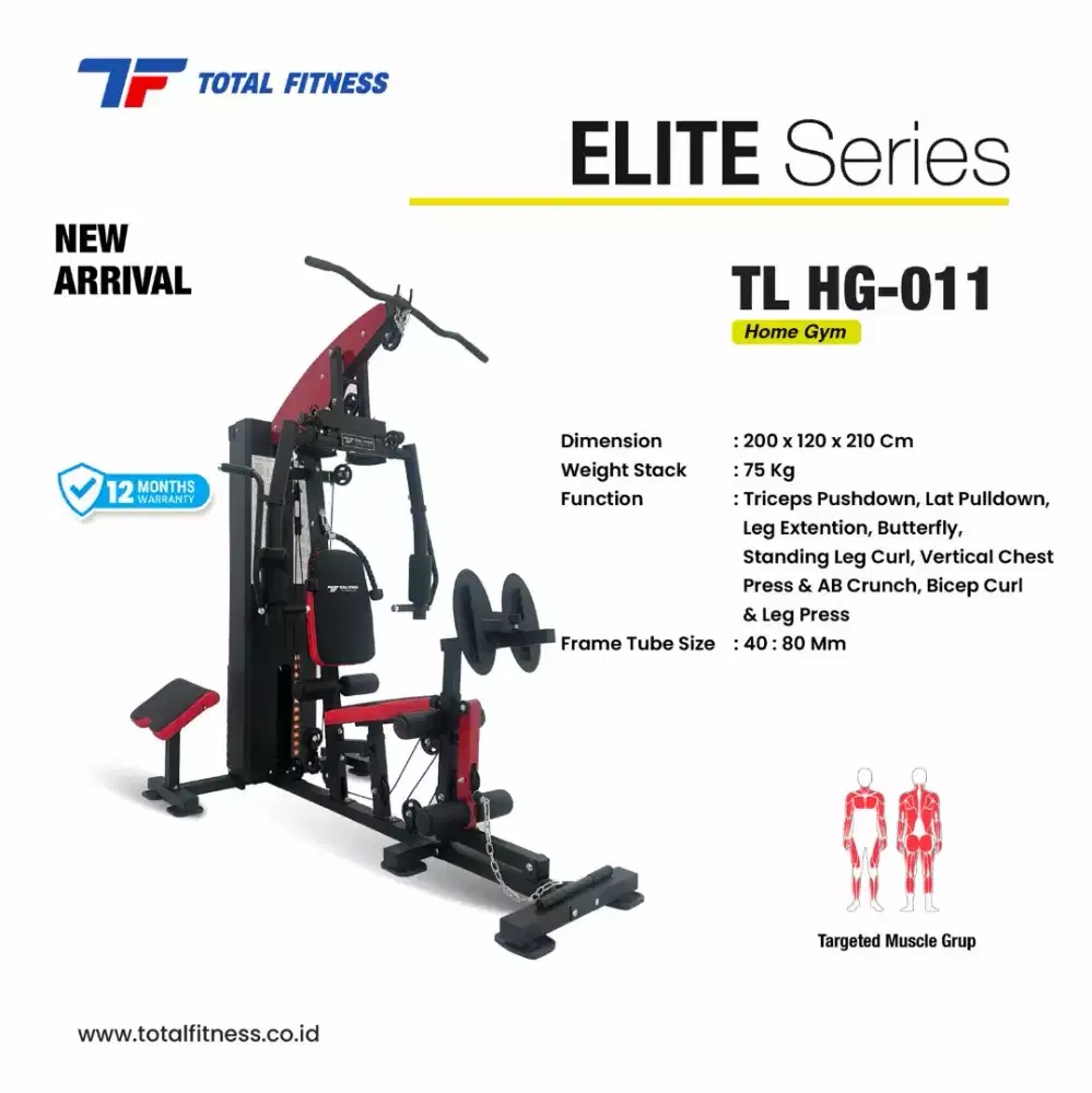 Home gym 1 sisi hg seri tl 011