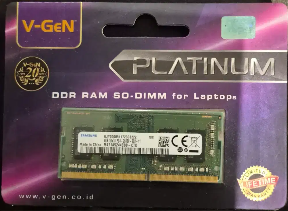DDR RAM V-GEN 4GB