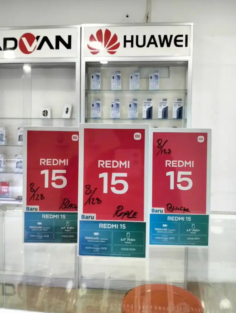 Redmi 15 (8/128) GB Baru Resmi Xiaomi ⁷