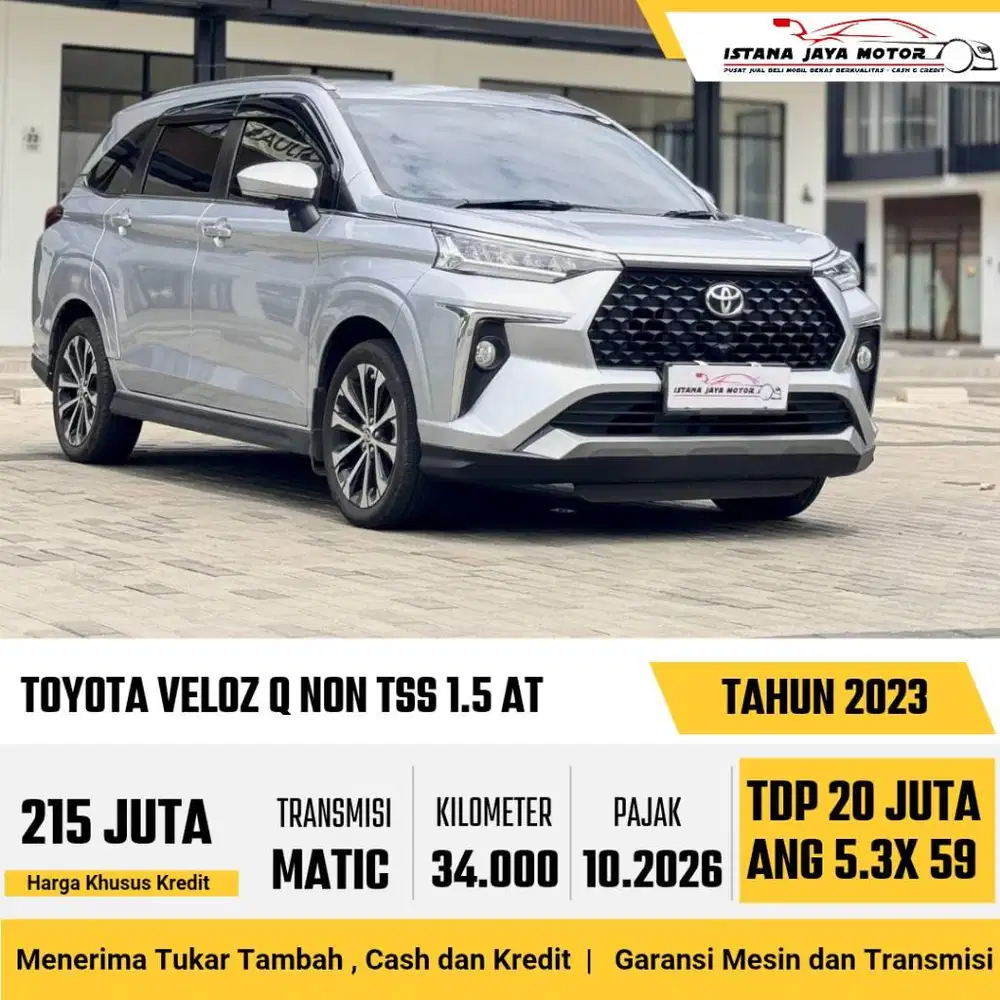 FITUR TSS Toyota Veloz 1.5 Q Automatic 2023 Silver