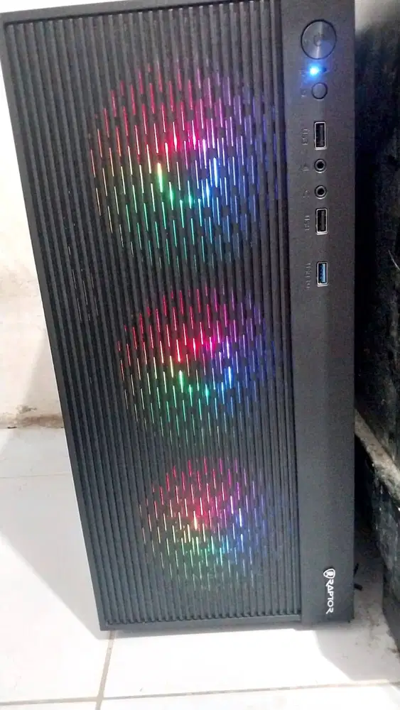 PC GAMING FULL SET! i3 Gen 10 + RX 580 8GB + Monitor 75Hz IPS