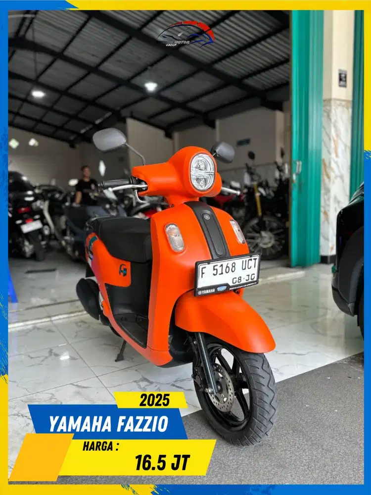 YAMAHA FAZZIO 2025 LIKE NEW PLAT F MASZEHH HIKMAH MOTOR KEPUH