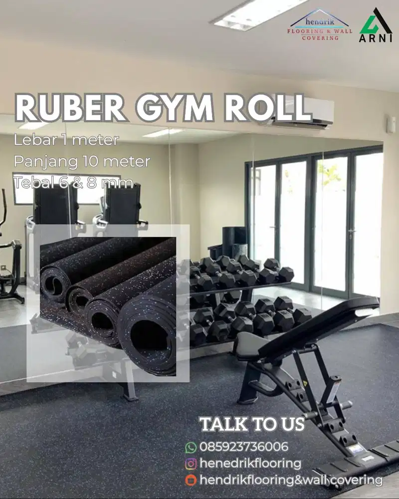 RUBER GYM LANTAI RUBER