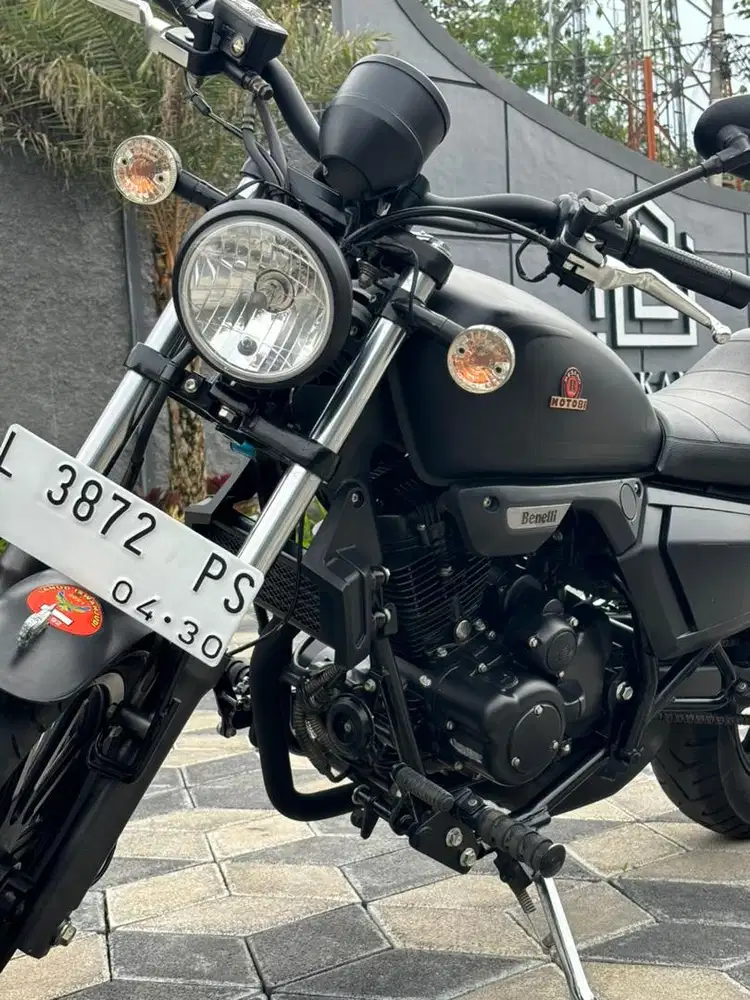 Benelli Motobi Evo 200 th 2020 Hitam Doff Odo 3rb Plat L Koko Motor