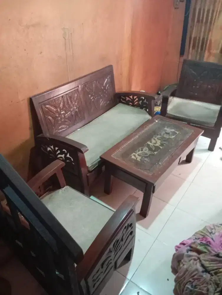 Dijual Kursi tamu jati set