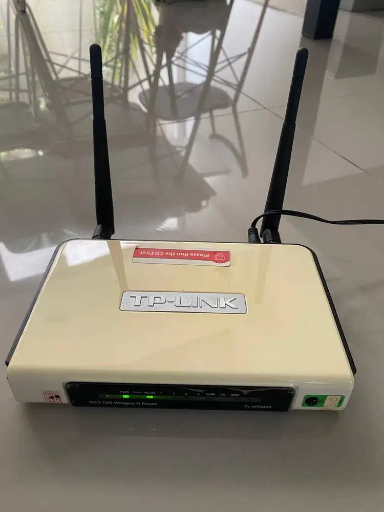 TP LINK TL MR3420 - WIRELESS N ROUTER– BEKAS