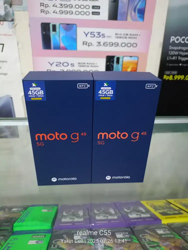 Motorola G45 5G 8/256 GB NFC Snapdragon 6s Gen 3 Garansi Resmi