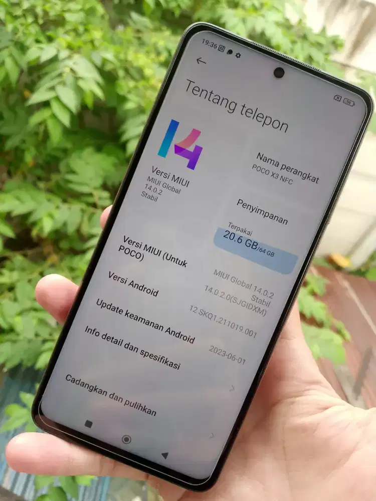 Poco x3 NFC 6+1/64gb fullsett