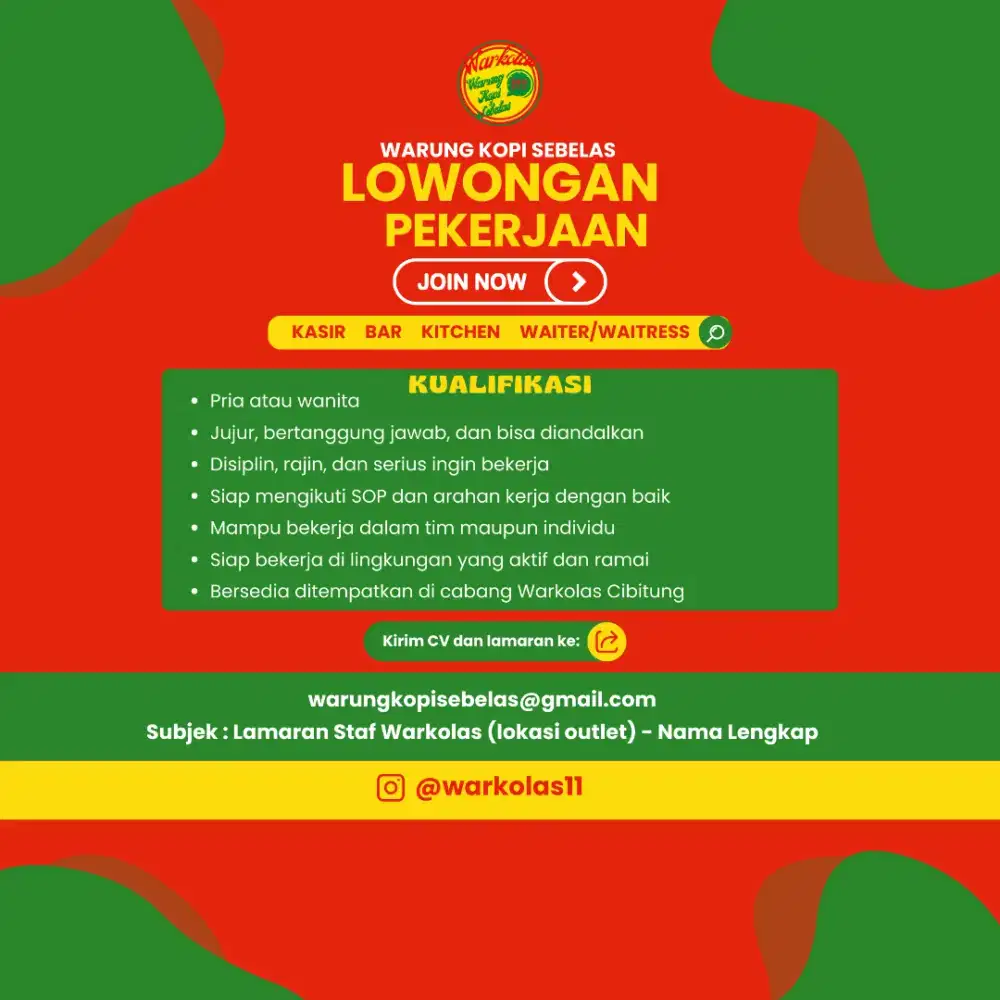 Loker crew outlet warkolas