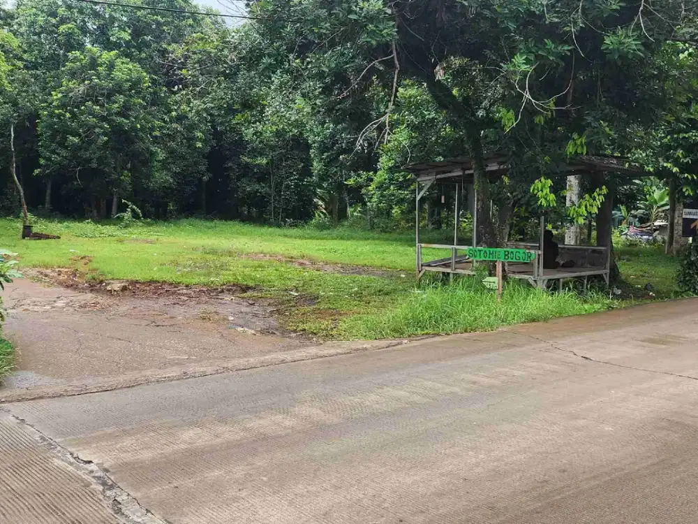 Tanah pinggir jalan raya Gondang mustika jaya Deket Suzuki grand wisata