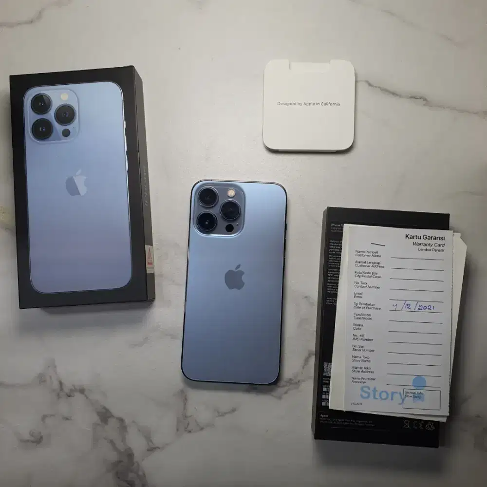 iPhone 13 Pro 256 Sierra Blue garansi ibox digimap