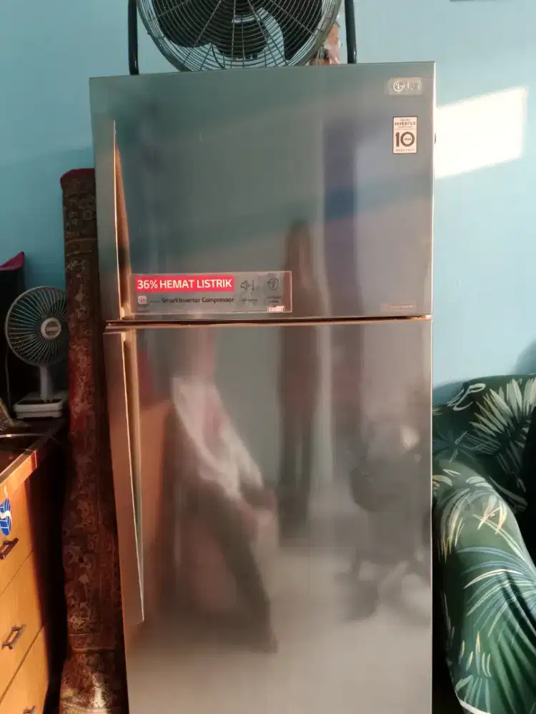 DIJUAL KULKAS LG GN- B602HLCL 2 PINTU UK BESAR