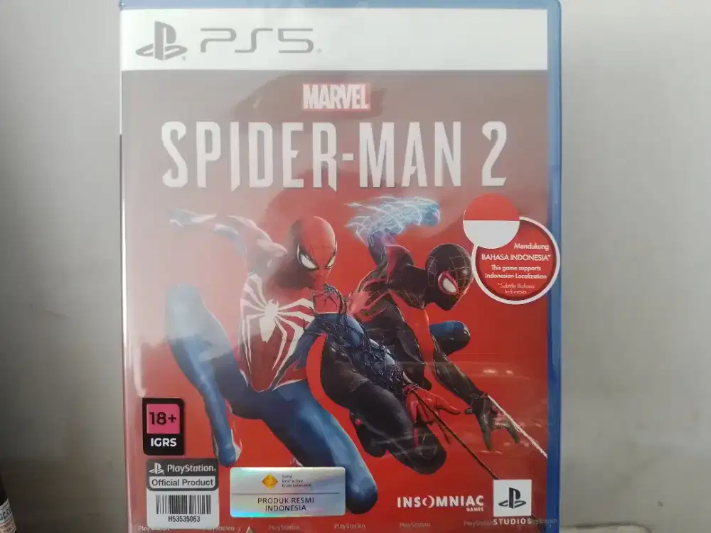 Kaset Ps5 Marvel Spiderman 2