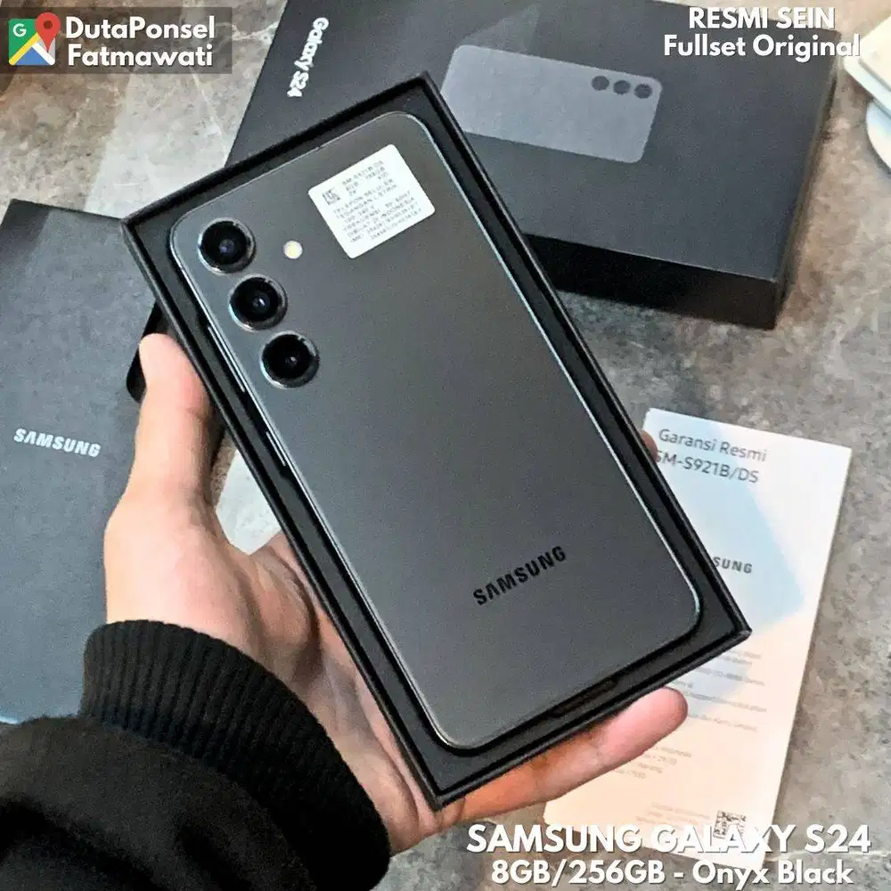 SAMSUNG GALAXY S24 8GB/256GB BLACK EX SEIN FULLSET ORIGINL