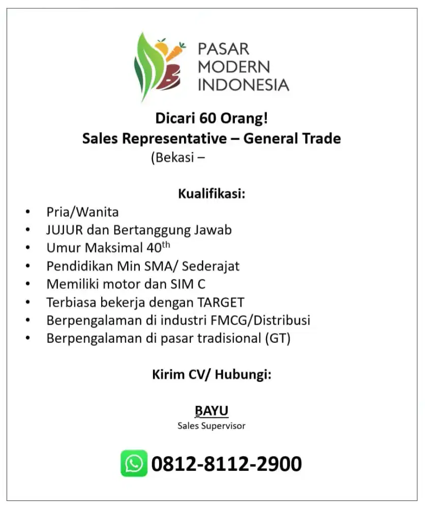 Lowongan sales motoris