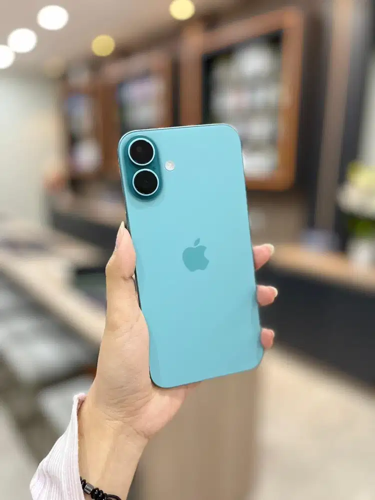 IPHONE 16 PLUS 256 TEAL EX RESMI INDO