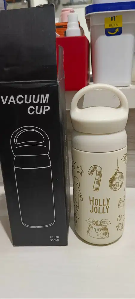Holly joly vacuum cup stainless baru 60rb botol tempat air minum