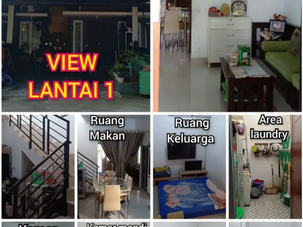 Jual Rumah Tingkat exit Tol sawangan Cluster D'Aroem Village