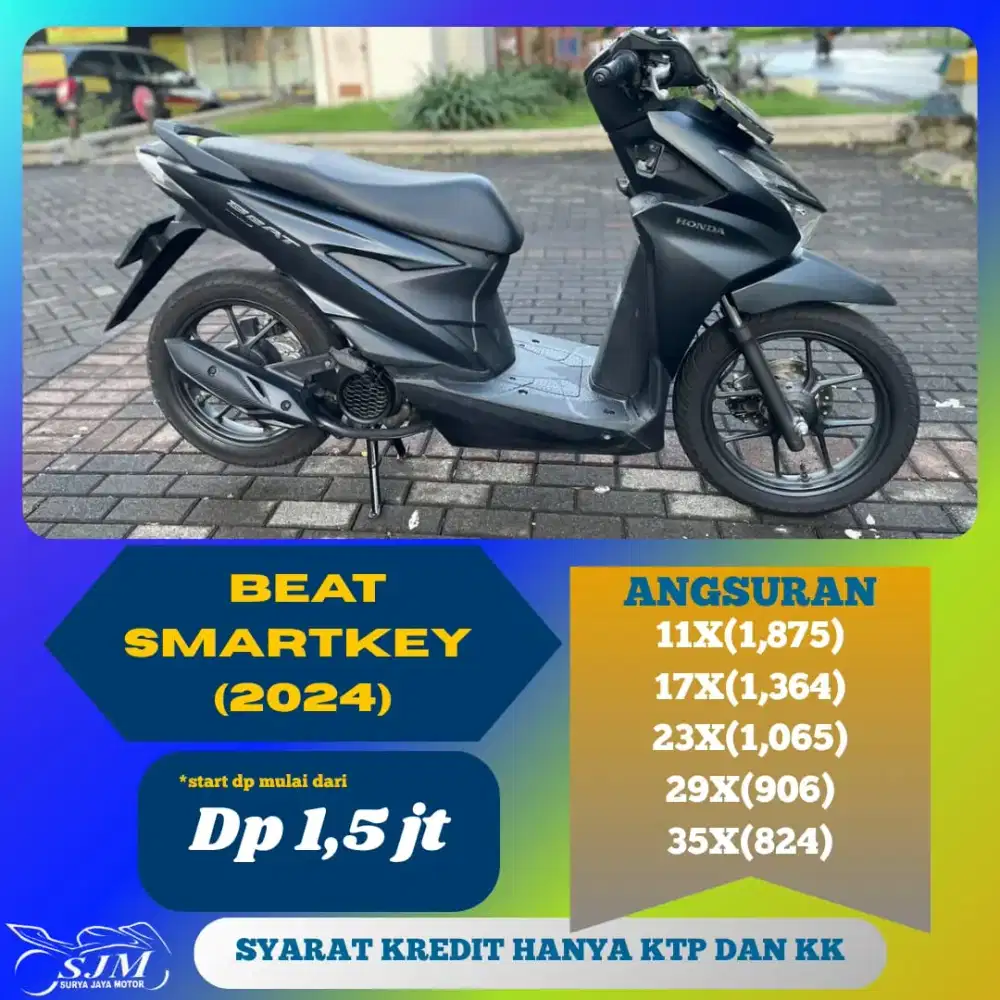 HONDA BEAT DELUXE SMARTKEY 2024 MESIN HALUS