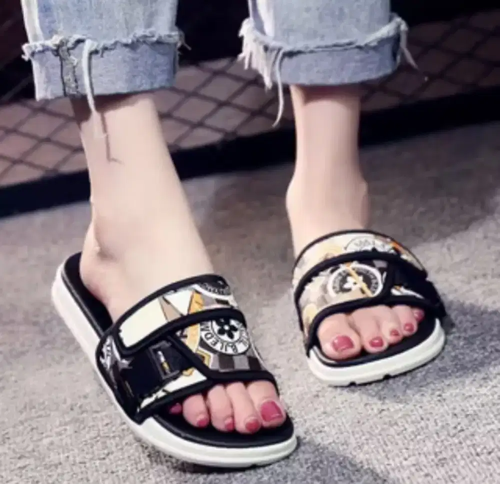 Size 39 - Sendal Wanita Selop Slide Slop Murah