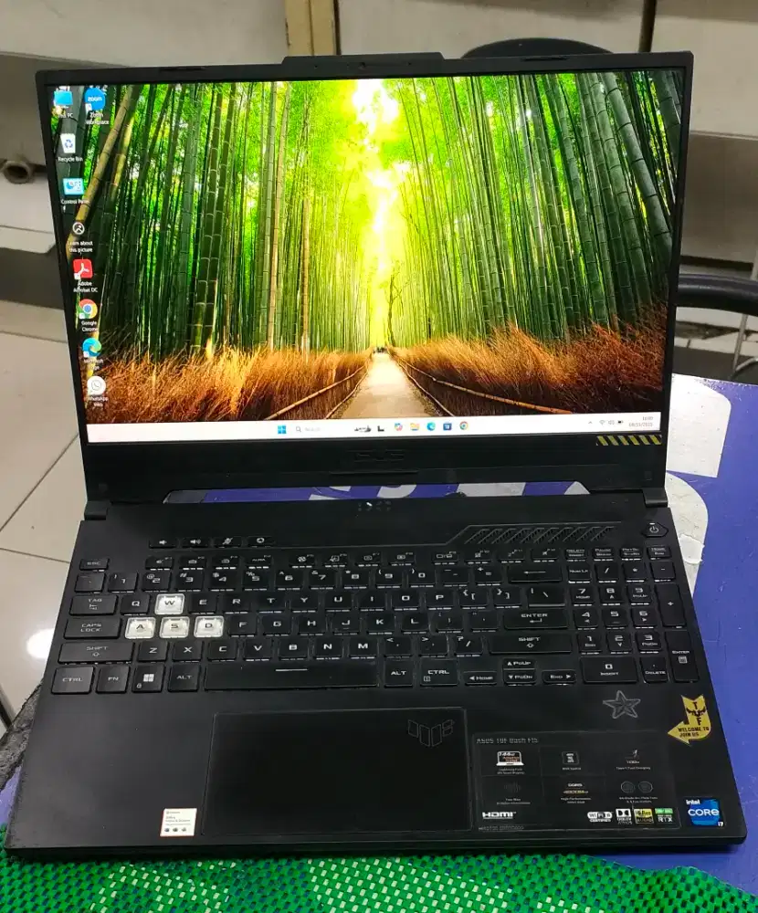 Asus tuf dash f15 fx517ze core i7 gen12 rtx 3050 4gb