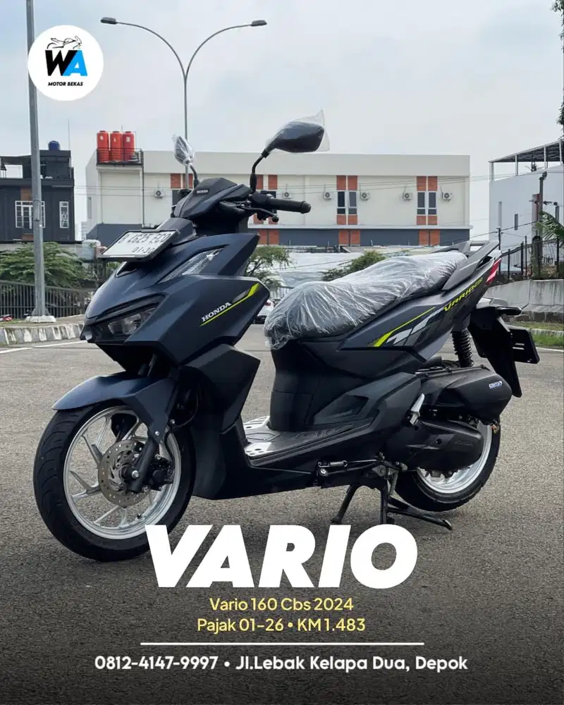 DP 800 RIBU Cash/Kredit Honda Vario 160 Cbs 2024