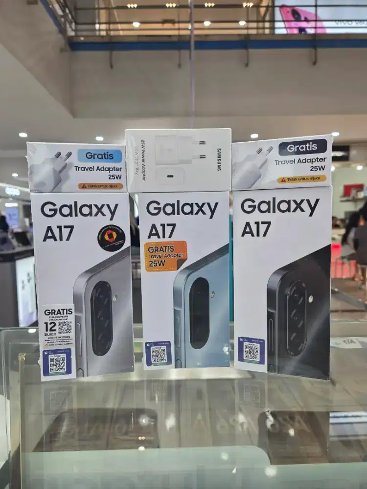 SAMSUNG GALAXY A17 LTE GARANSI RESMI SEIN + FREE ADAPTER ORI 25W