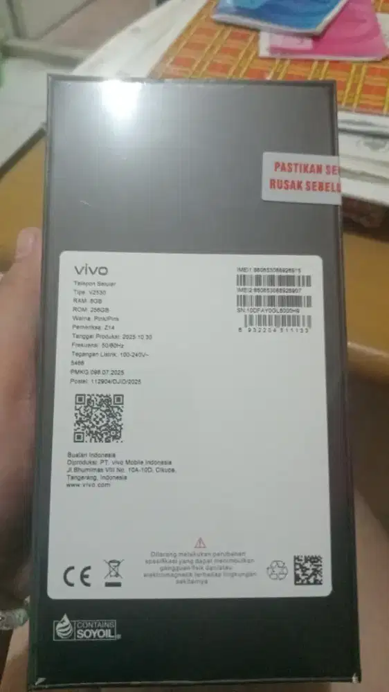 Vivo v60 live 8gb 258 gb