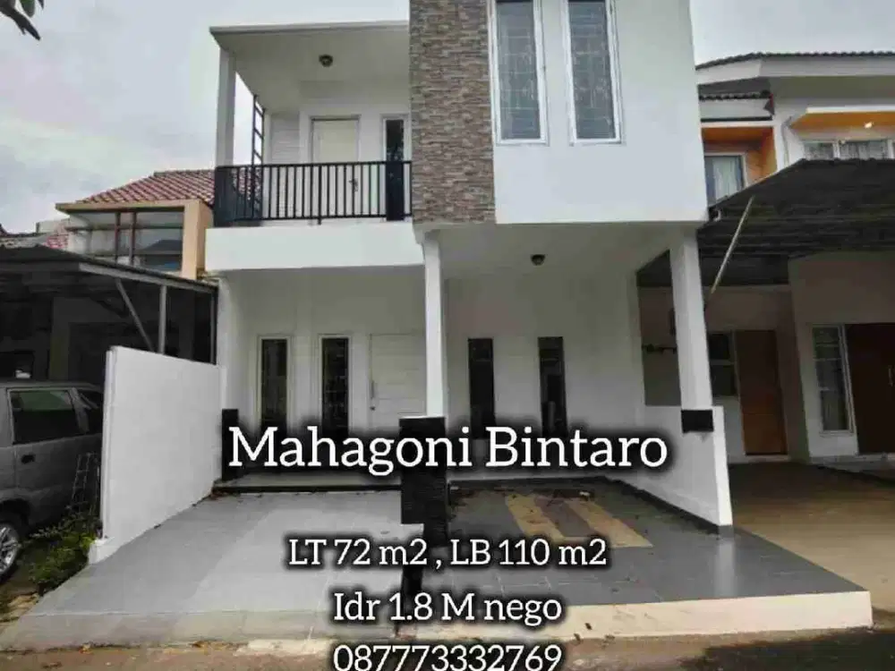 Rumah murah Pratama Lestari dekat ke Bintaro.