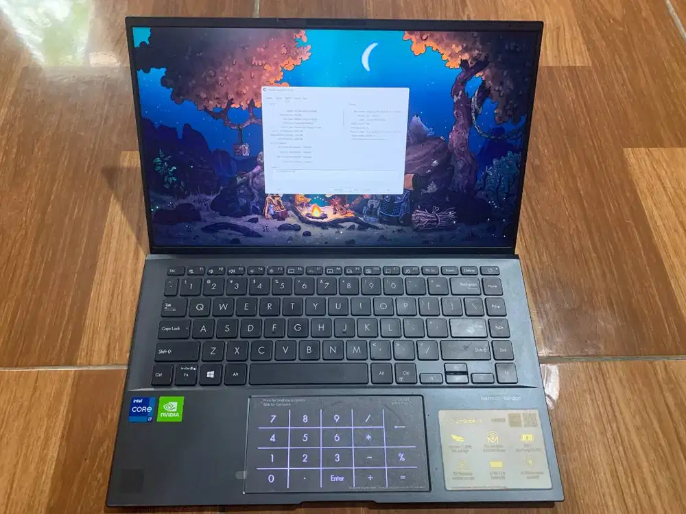 Asus Zenbook UX435EG Lengkap Fullset