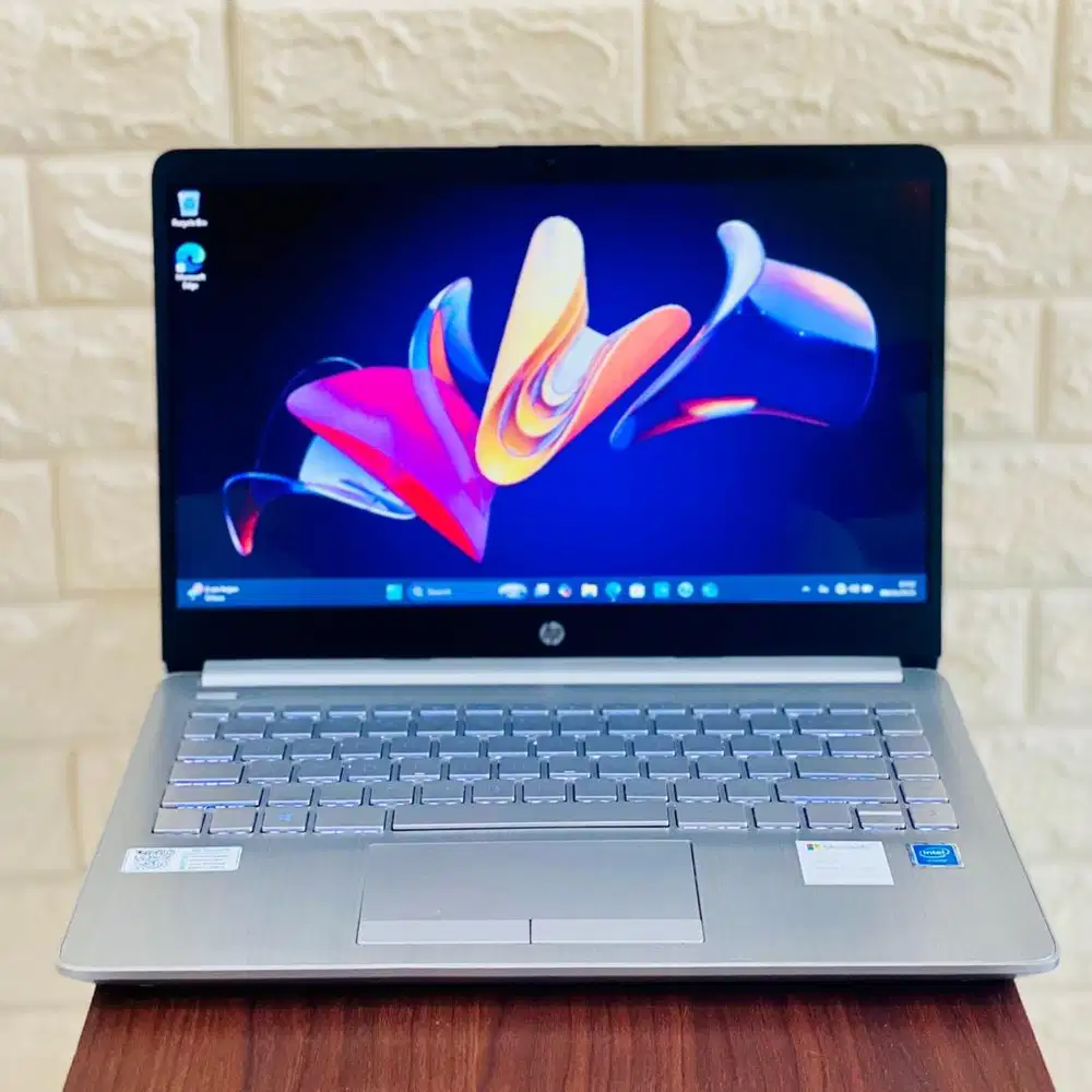 LAPTOP MEWAH HP 14S CF2XXX INTEL N4020 2.8GHZ KANTORAN KULIAH PELAJAR