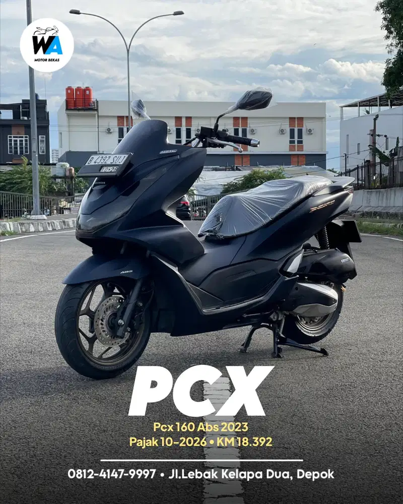 DP 500 RIBU Honda Pcx 160 Abs Tahun 2023 Cash/Kredit