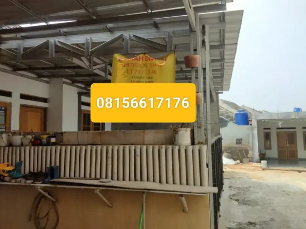 Jual Rumah di jl Mujahidin Meruyung Limo Depok luas 73 m2