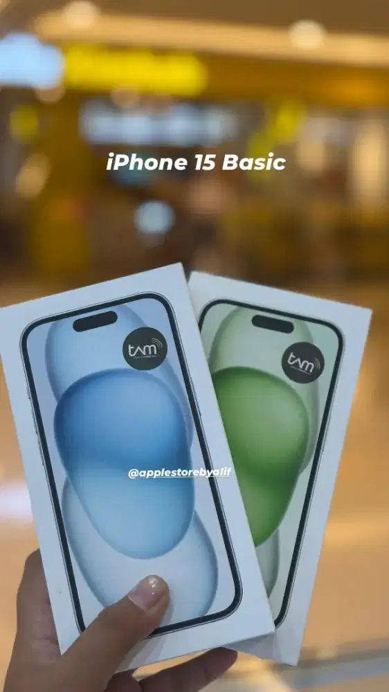 iPhone 15 128gb new iBox DP 0% Gratis 2x cicilan