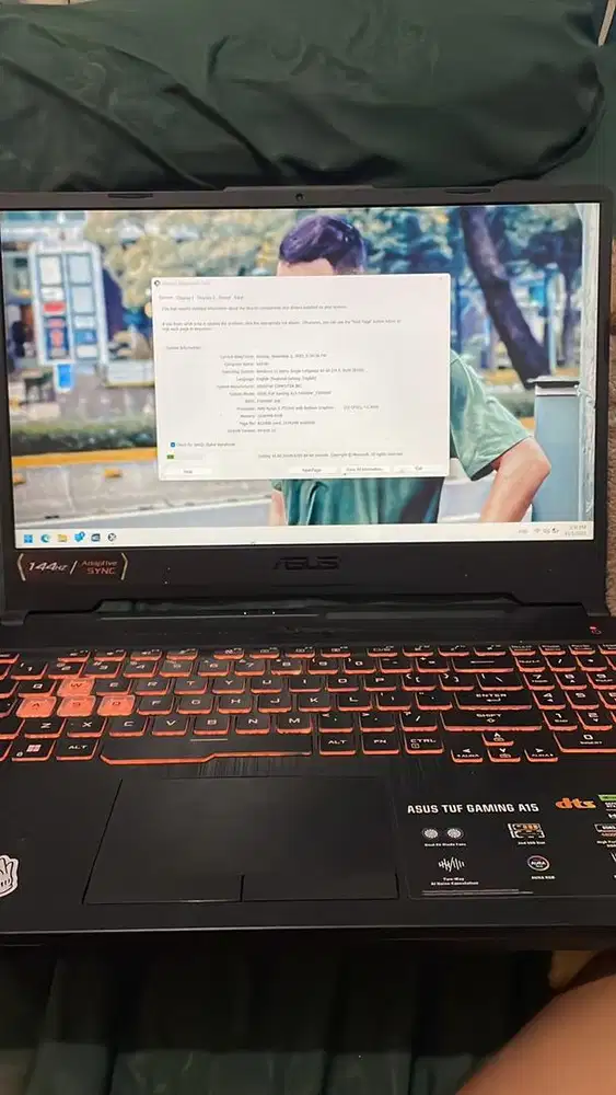 asus tuf A15 rtx 2050