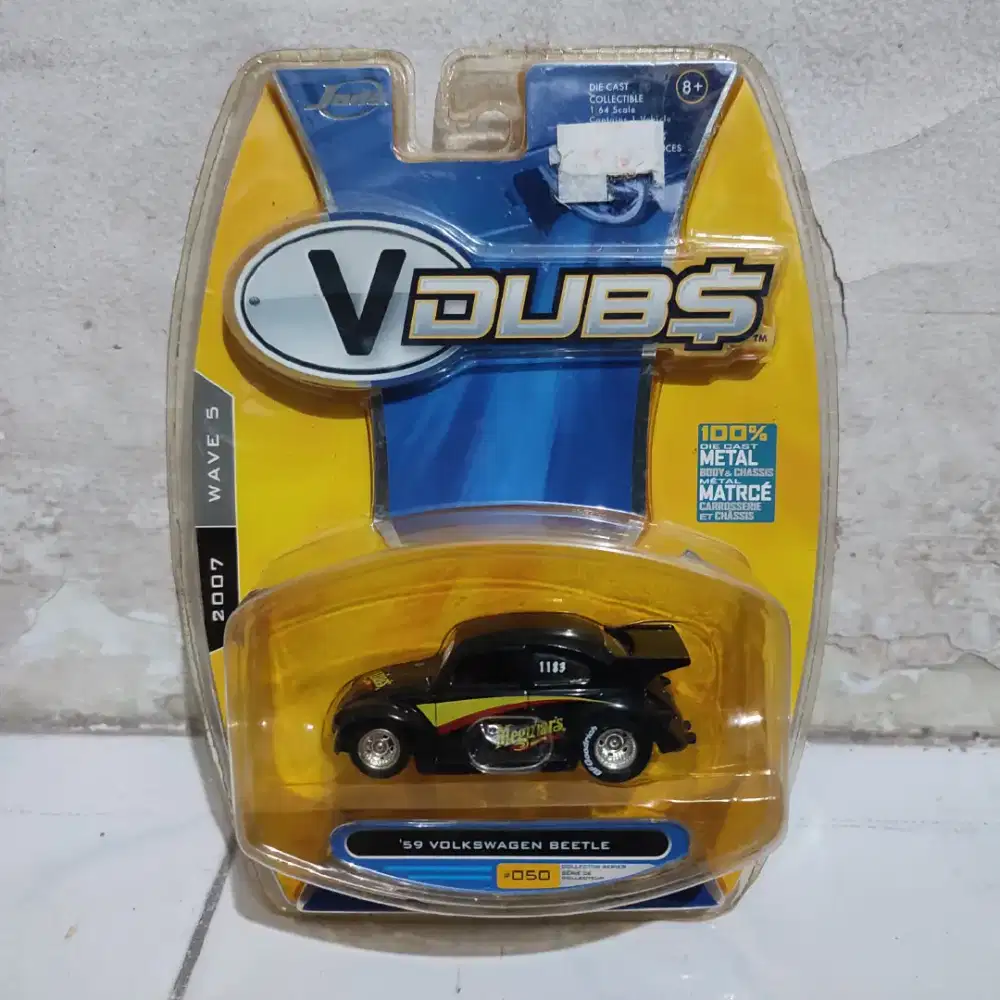 Jada Toys V Dubs '59 Volkswagen Beetle (Hitam)