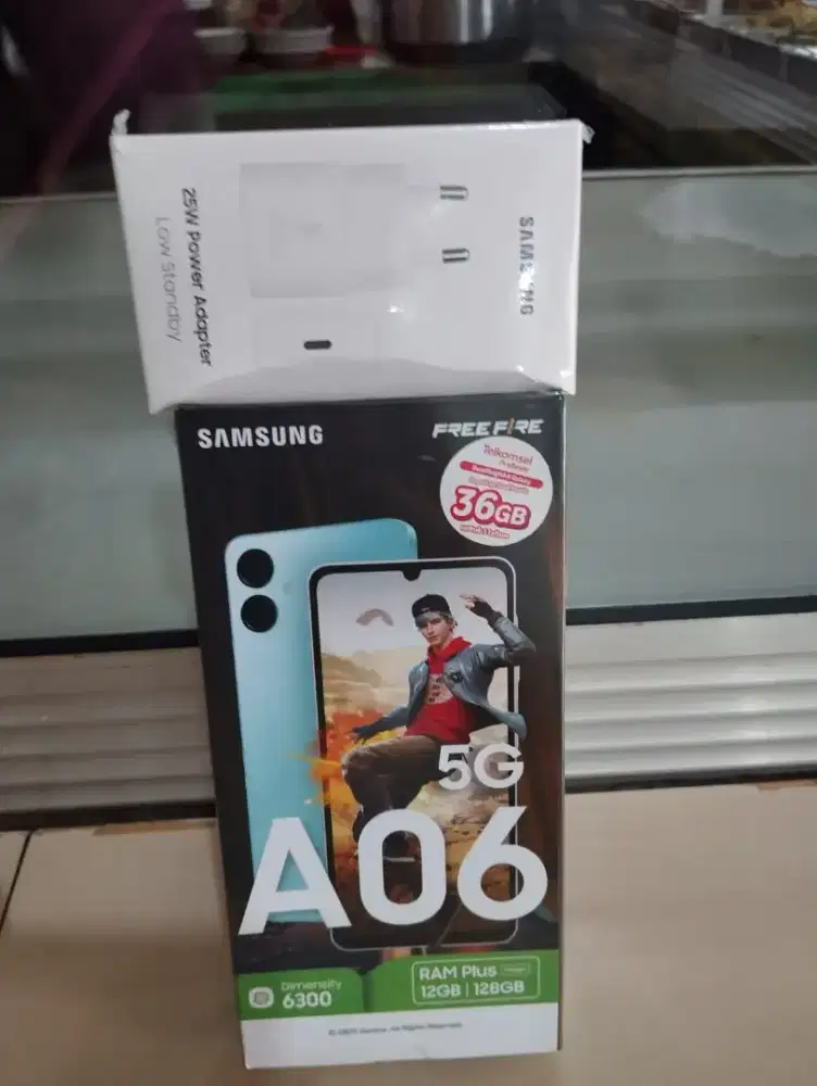 SAMSUNG A06 5G 6+6/128 100% BARU GARANSI RESMI