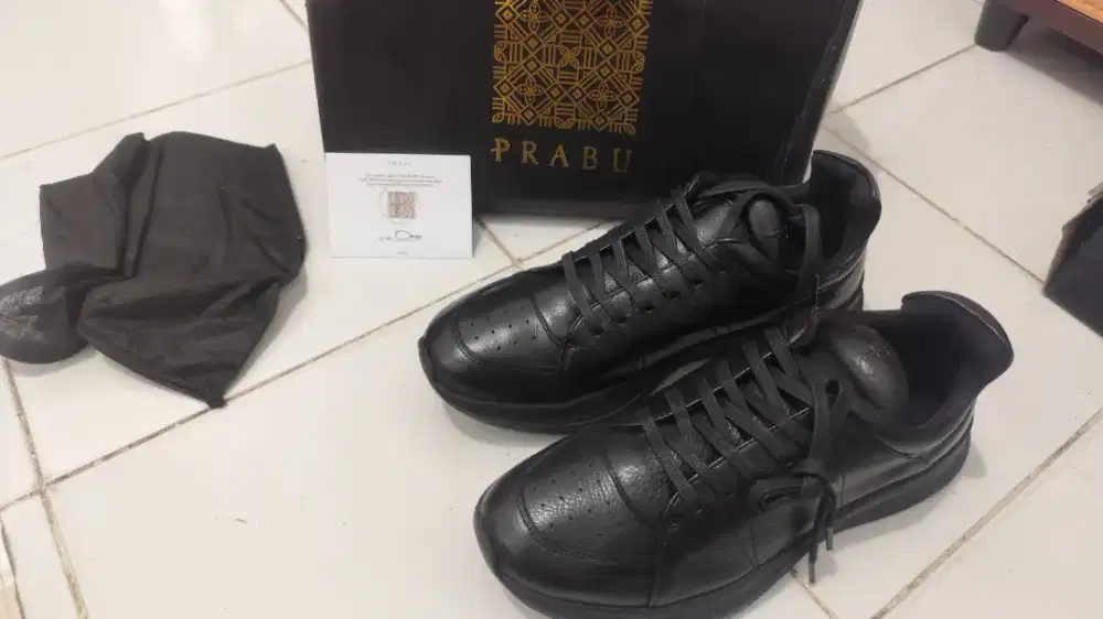Sepatu Salim Black Prabu Hitam 40