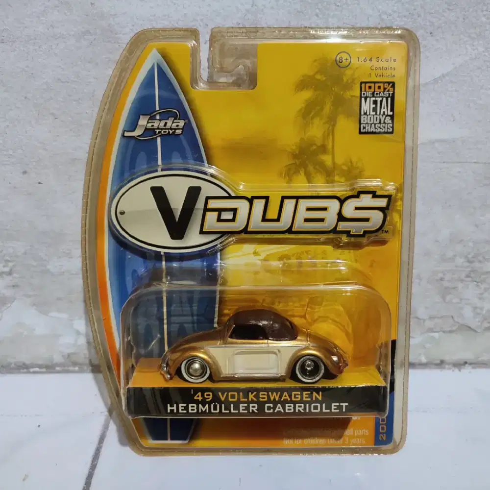 Jada Toys V Dubs '49 Volkswagen Hebmuller Cabriolet