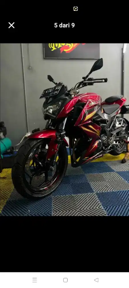 Kawazaki ninja z250 super antik km 4 rb asli