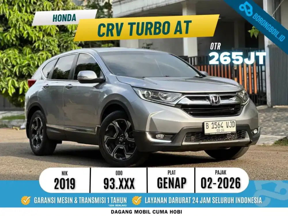 Crv Turbo Non Prestige AT 2019 Lunar Silver Metallic