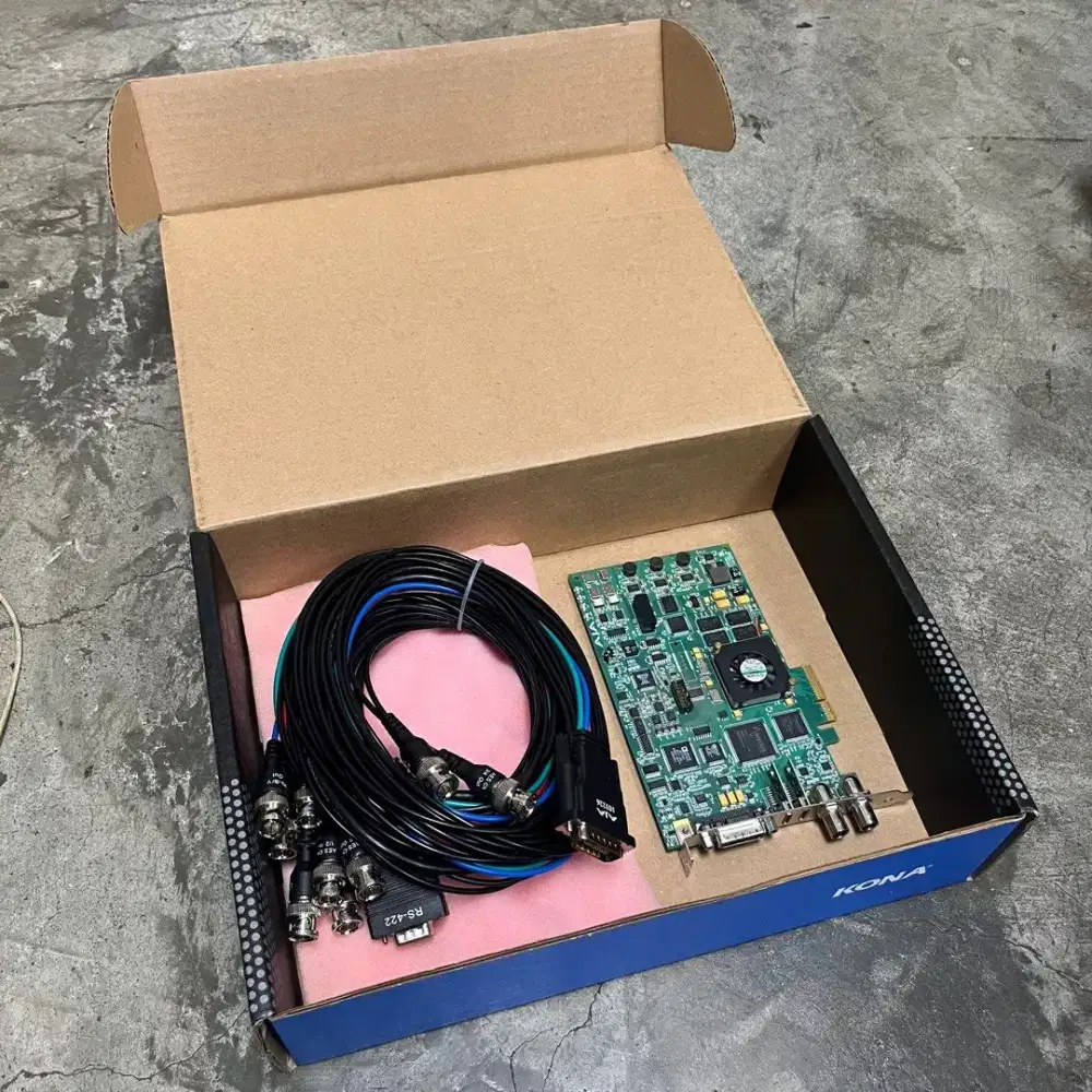 AJA KONA LHi PCIe Capture Card Tangkap Audio Video