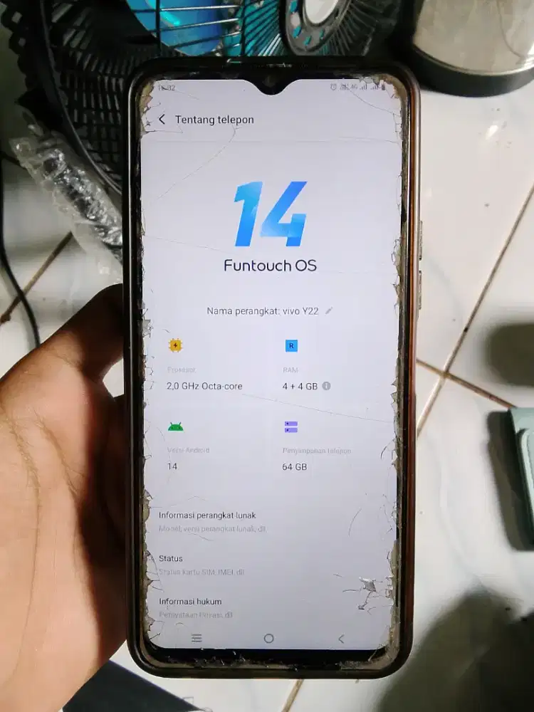 Hp Vivo Y22,Bu satset
