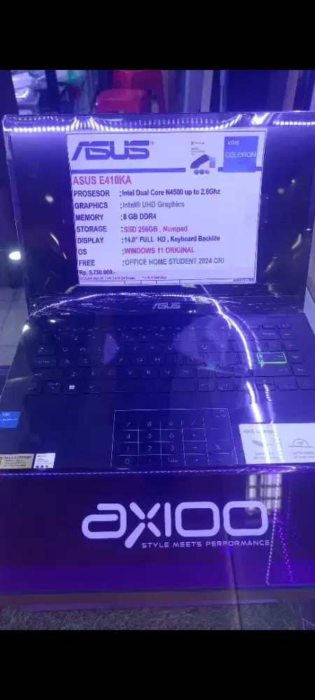 Laptop asus e410ka cicilan aeon fast