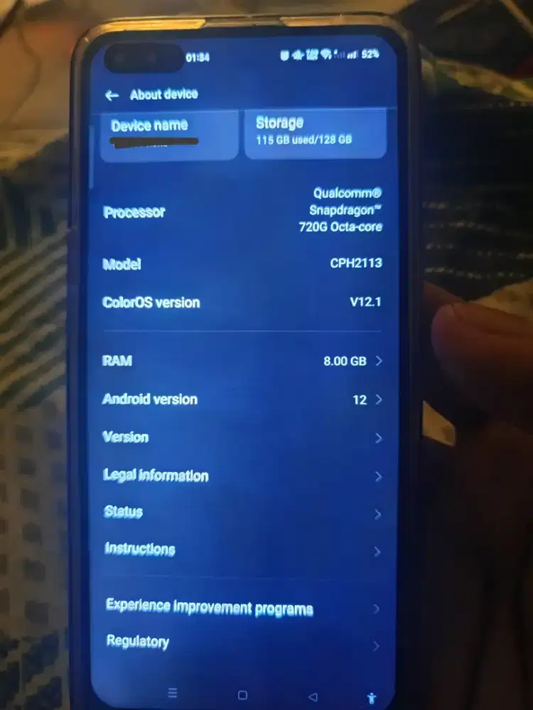 Oppo Reno 4 8/256GB BATANGAN !