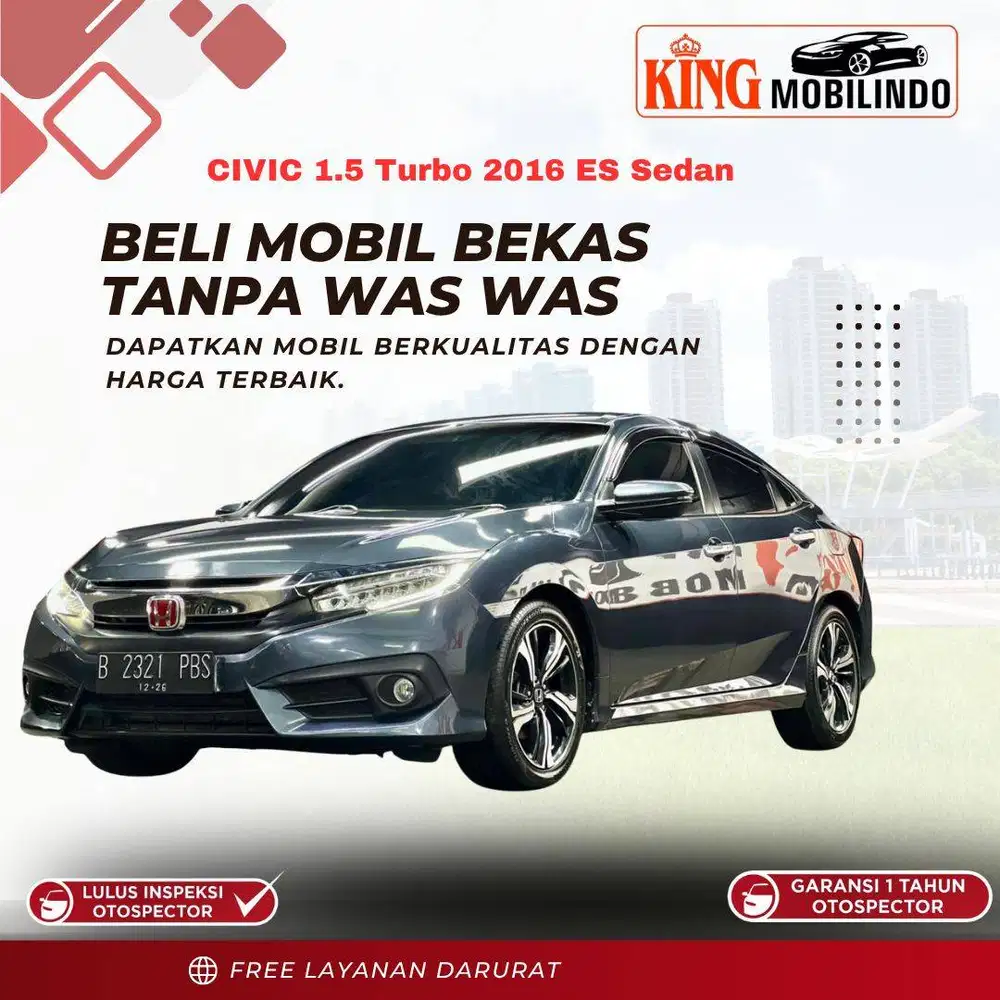 ( Garansi 1 Tahun ) CIVIC ES 1.5 Turbo 2016