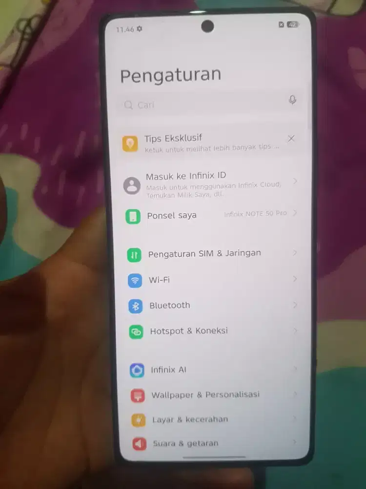 Infinix not 50 pro ram8+5/256