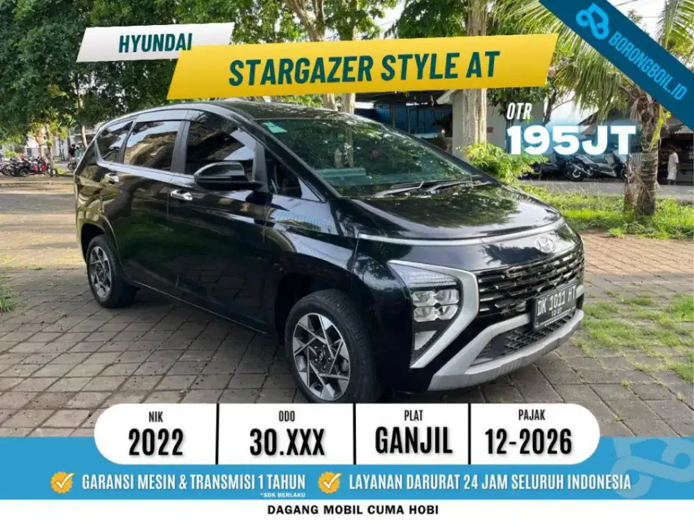 Hyundai Stargazer Style AT 2022 Hitam