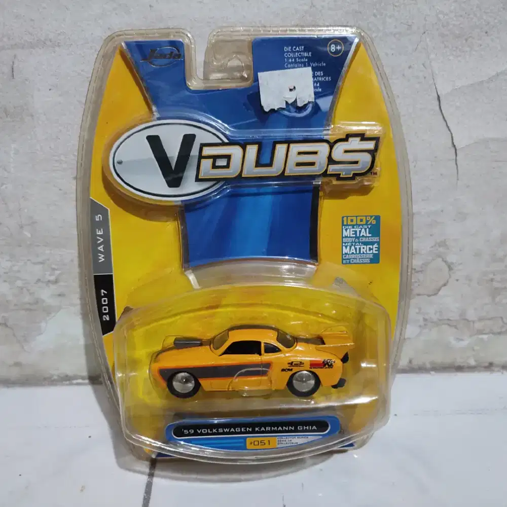 Jada Toys V Dubs '59 Volkswagen Karmann Ghia