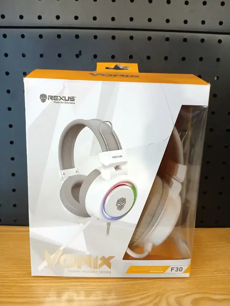 Rexus F30 Vonix Gaming Headset Series Dual Jack + USB F 30 Led Rubber